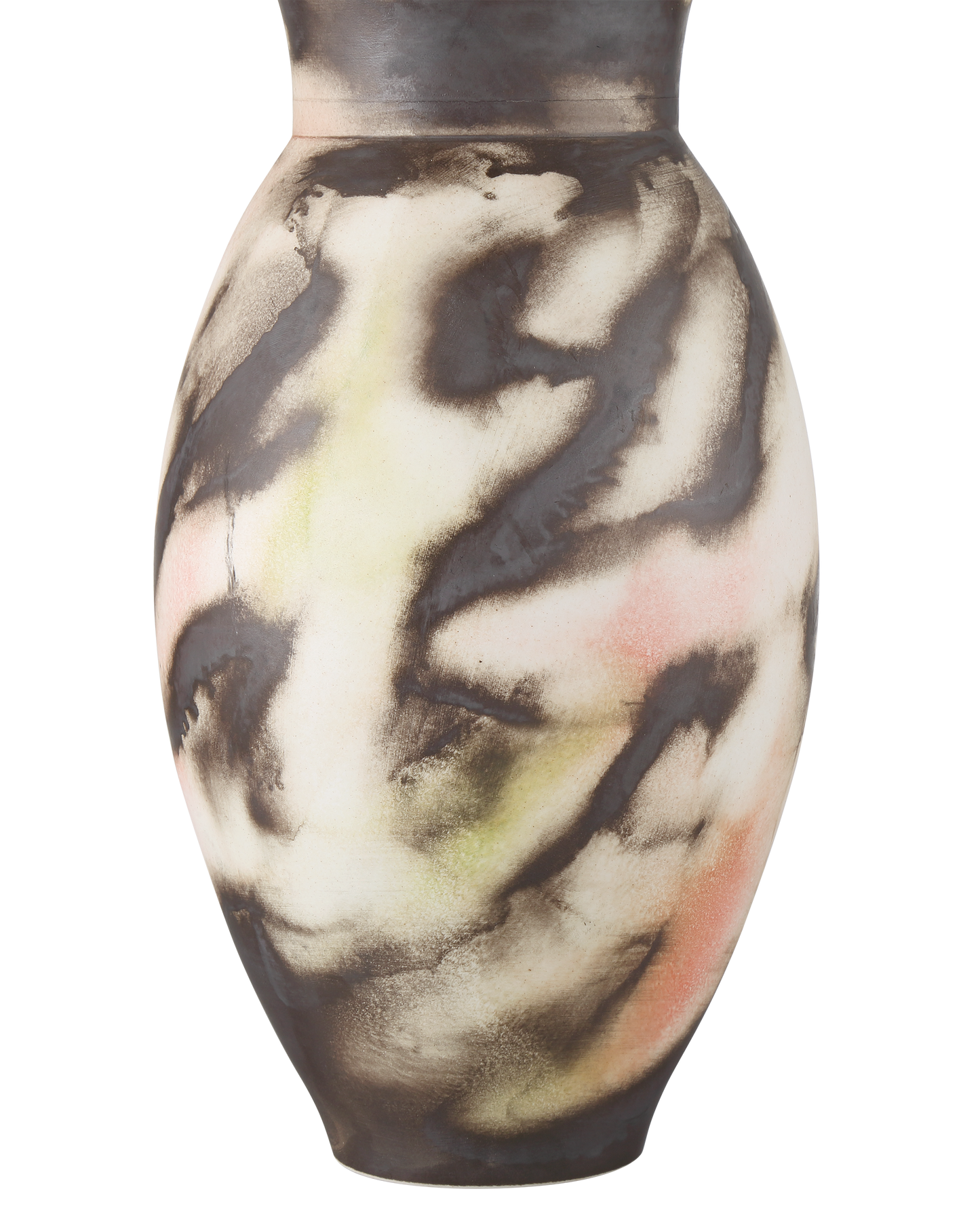 Celestial Porcelain Black Vase