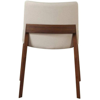 Deco Polyester Upholstered Modern Dining Chair (Set Of 2)