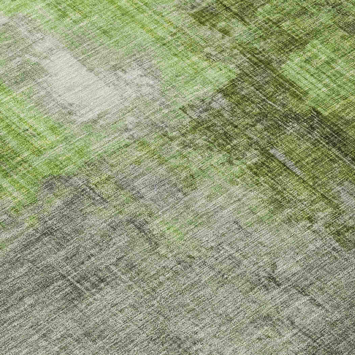 Jaelor Green Washable Indoor-Outdoor Rug