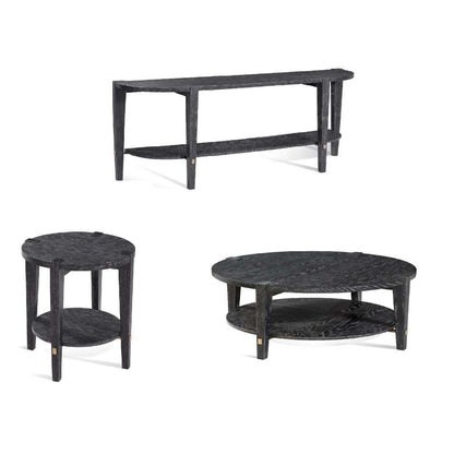 Whitfield Wood Black Sofa Table - view 5