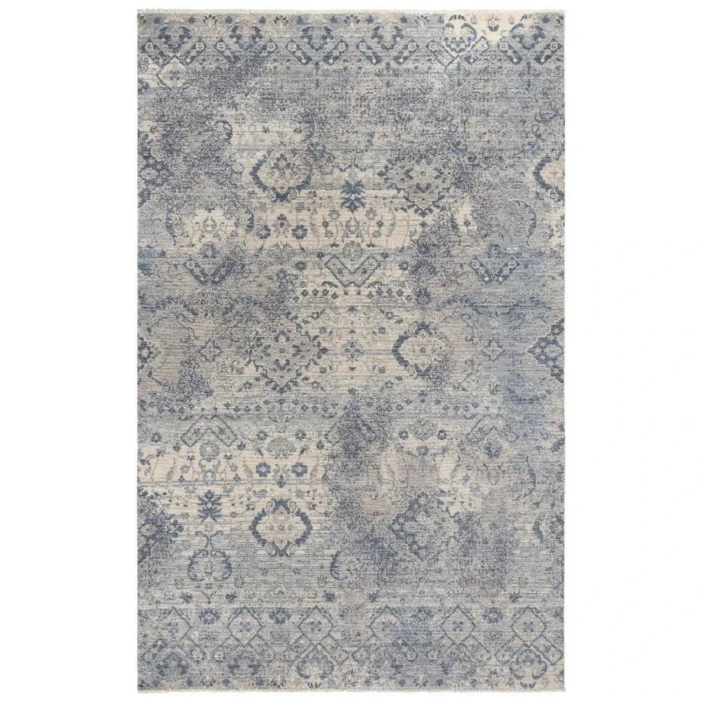 Augu Medallion Beige Large Area Rugs For Living Room