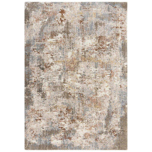 Cace Abstract Beige/ Multi Large Area Rugs