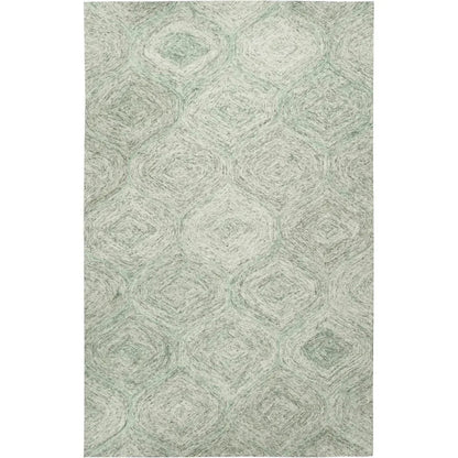 Chil Wool Green Hallway Kitchen Runner Rug - LOOMLAN - LOOMLAN - Area Rugs