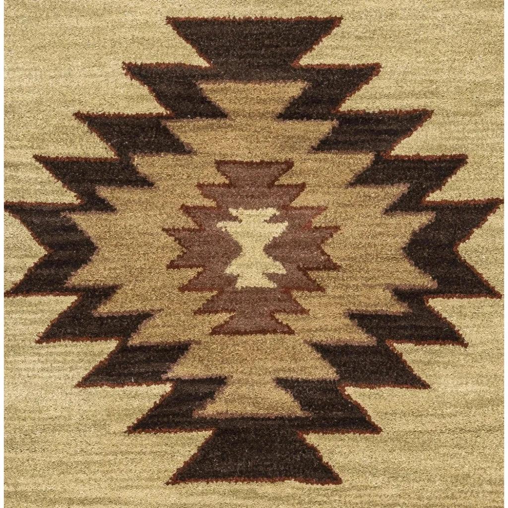 LOOMLAN Daxy Khaki Round Area Rugs
