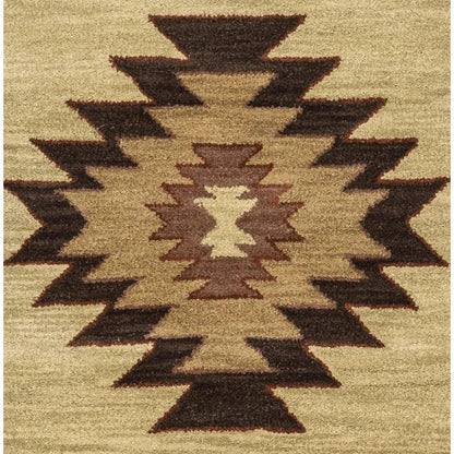LOOMLAN Daxy Khaki Round Area Rugs