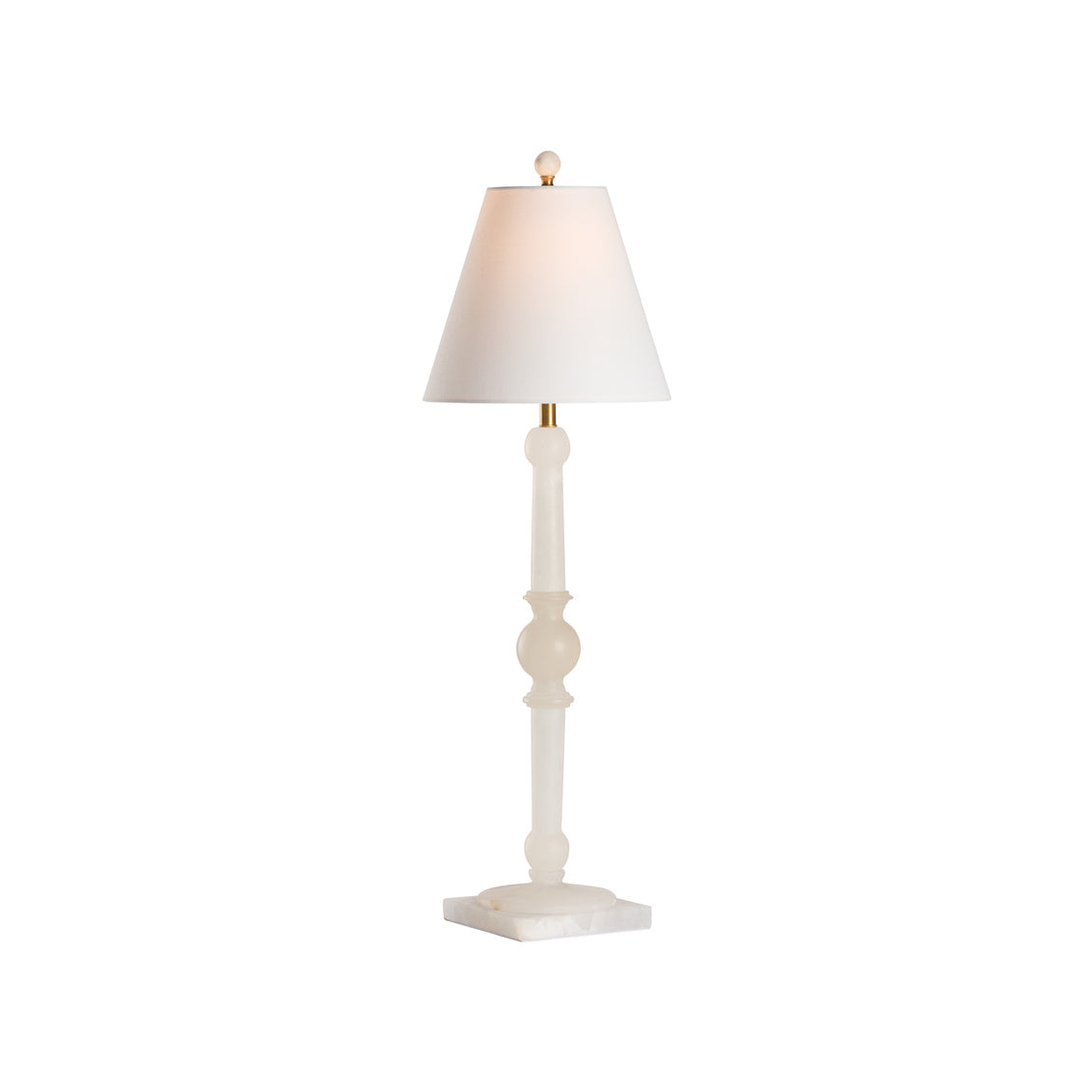 Chelsea House City Lights White Alabaster Table Lamp