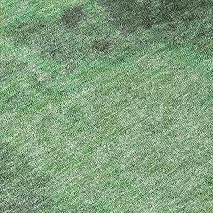 Iriion Green Washable Indoor-Outdoor Rug