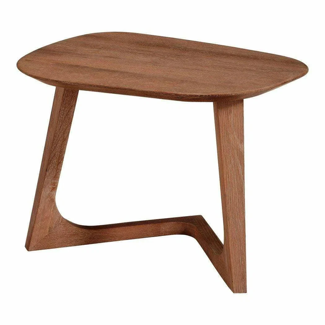 24 Inch End Table Brown Mid-Century Modern Side Tables LOOMLAN By Moe's Home