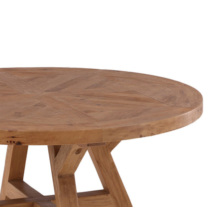 Furniture Classics Ella Natural Wooden Round Dining Table