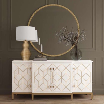 Bassett Mirror Perrine Wood White Server