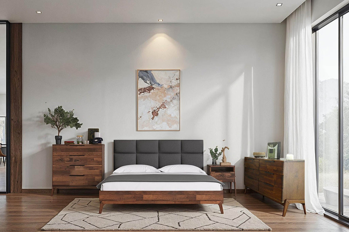 Remix Grey Platform Bed -- view 10