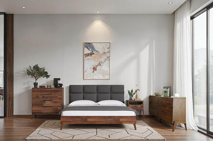 Remix Grey Platform Bed -- view 10