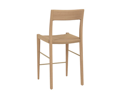 SUNPAN Bondi Rope Wooden Counter Stool
