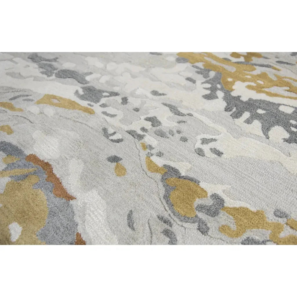 Cams Abstract Gray Large Area Rugs For Living Room - LOOMLAN - LOOMLAN - Area Rugs