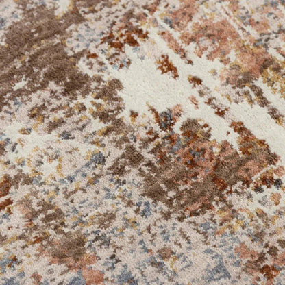 Cace Abstract Beige/ Multi Large Area Rugs - LOOMLAN - LOOMLAN - Area Rugs