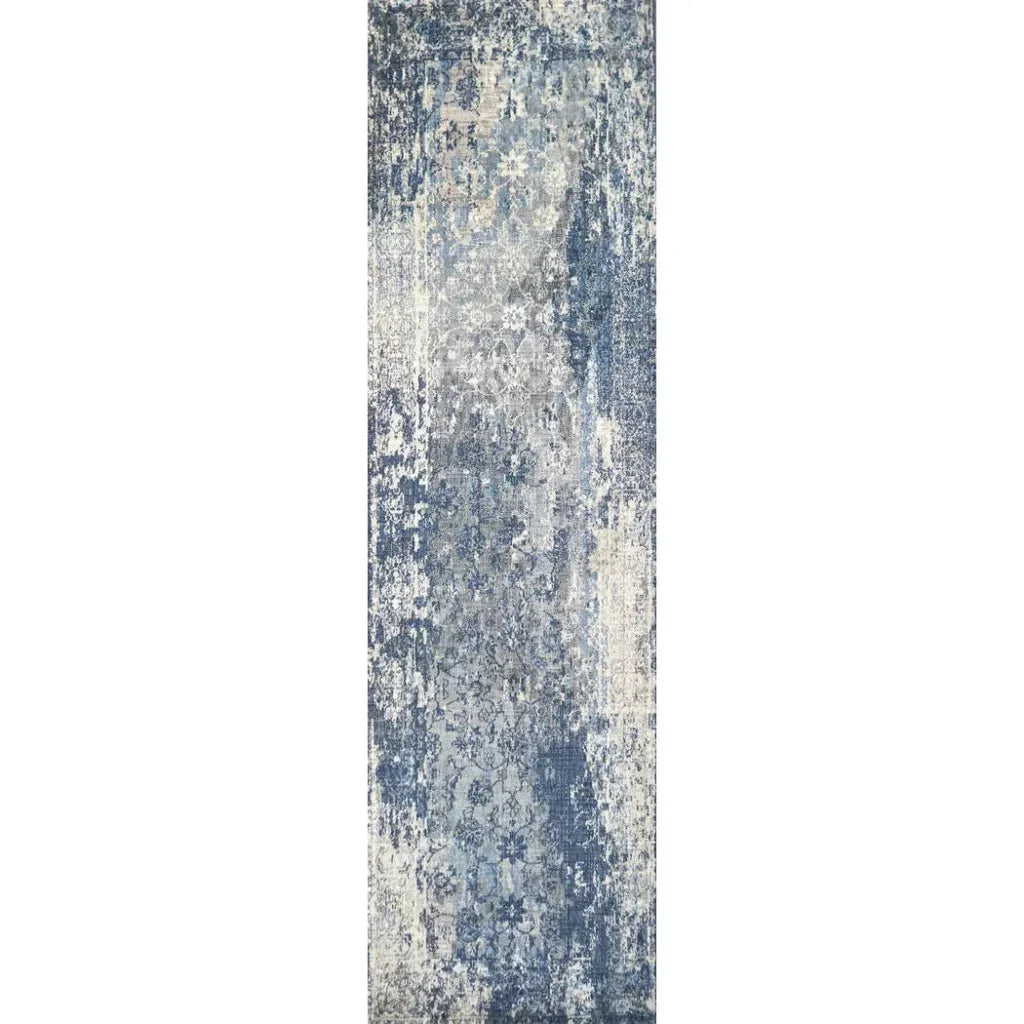 Cron Floral Blue Large Area Rugs For Living Room - LOOMLAN - LOOMLAN - Area Rugs