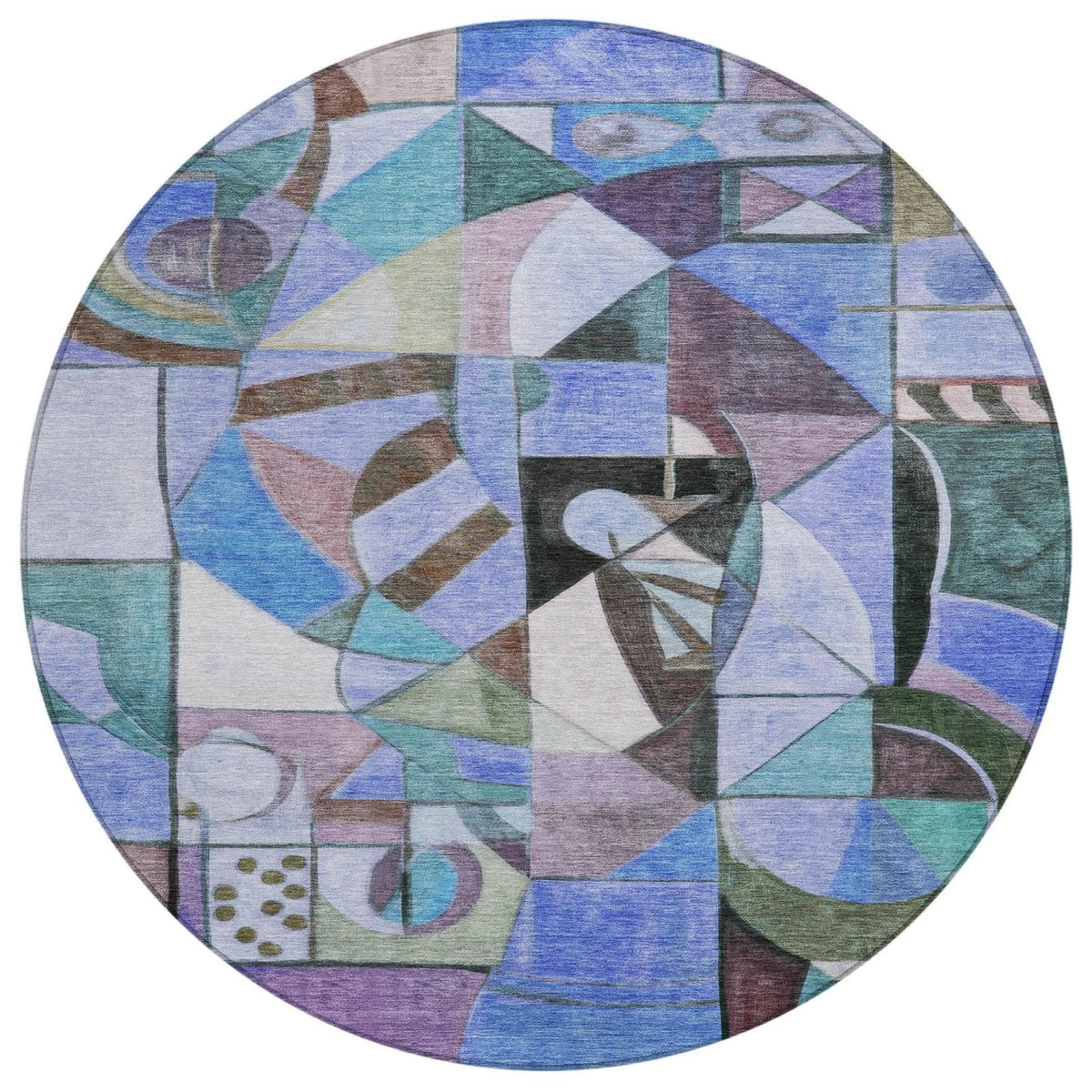 Jaelius Green Washable Indoor-Outdoor Rug