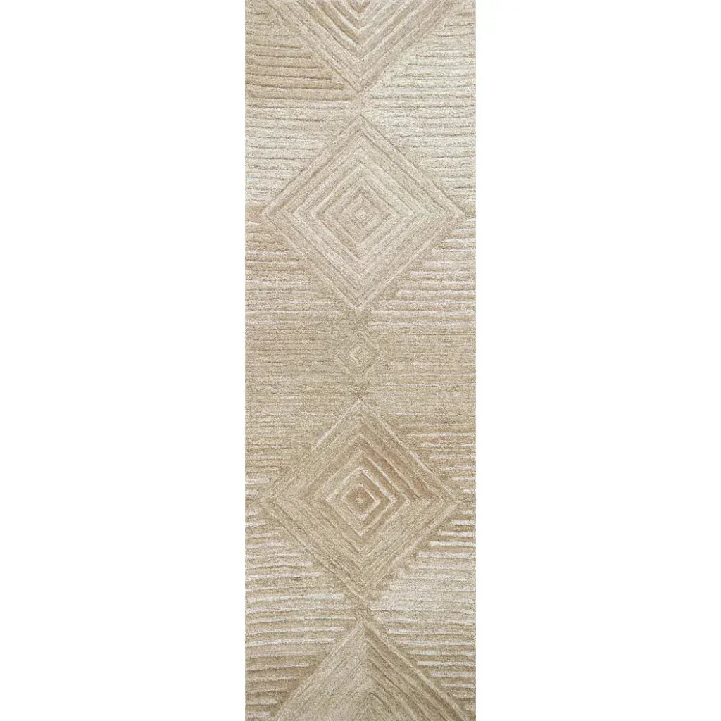 Clac Geometric Tan Large Area Rugs For Living Room - LOOMLAN - LOOMLAN - Area Rugs