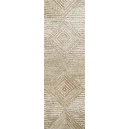 Clac Geometric Tan Large Area Rugs For Living Room - LOOMLAN - LOOMLAN - Area Rugs