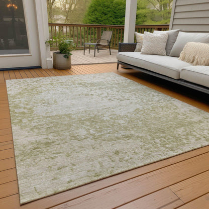 Iriain Brown Washable Indoor-Outdoor Rug