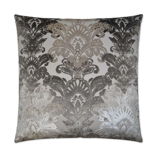 D.V. Kap Schubert Handmade Silver Throw Pillow