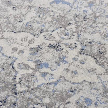 Damm Medallion Gray Kitchen Hallway Runner Rug - LOOMLAN - LOOMLAN - Area Rugs