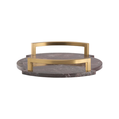 Wildwood Hopkins Maroon Marble Tray