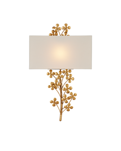 Cloverfield Iron Gold Wall Sconce