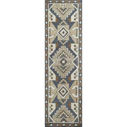 Deli Wool Gray Hallway Kitchen Runner Rug - LOOMLAN - LOOMLAN - Area Rugs