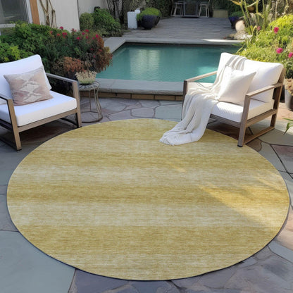 Haelius Gold Washable Indoor-Outdoor Rug