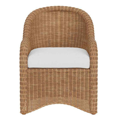 Lloyd Flanders Tobago Hyacinth Outdoor Dining Armchair