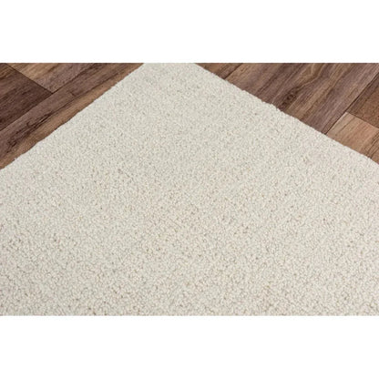 Chos Wool White Hallway Kitchen Runner Rug - LOOMLAN - LOOMLAN - Area Rugs