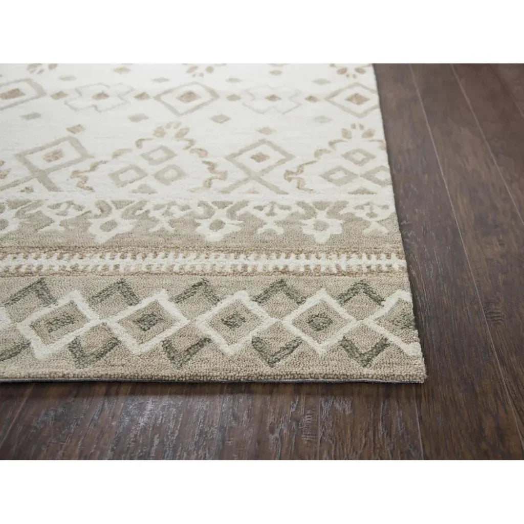 Carl Tribal Motif Natural Large Area Rugs -- natural