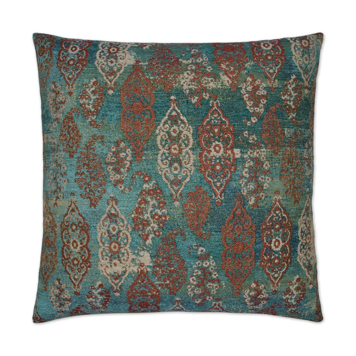 D.V. Kap Collette Handmade Teal Throw Pillow