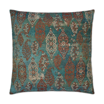 D.V. Kap Collette Handmade Teal Throw Pillow