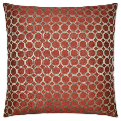 D.V. Kap Dax Red Throw Pillow