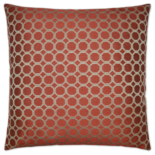 D.V. Kap Dax Red Throw Pillow