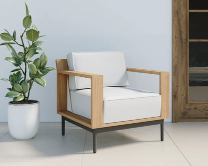 Cagliari Fabric Outdoor Armchair