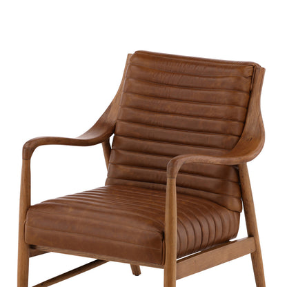 Furniture Classics Baxter Dark Brown Leather Occasional Chair