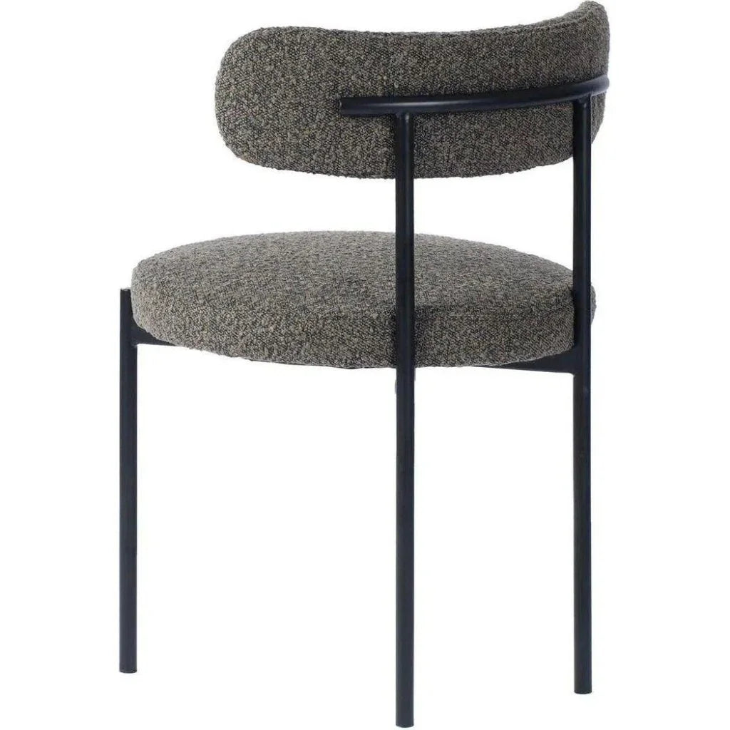 Cleo Performance Fabric Armless Dining Chair 2PC -- view 5