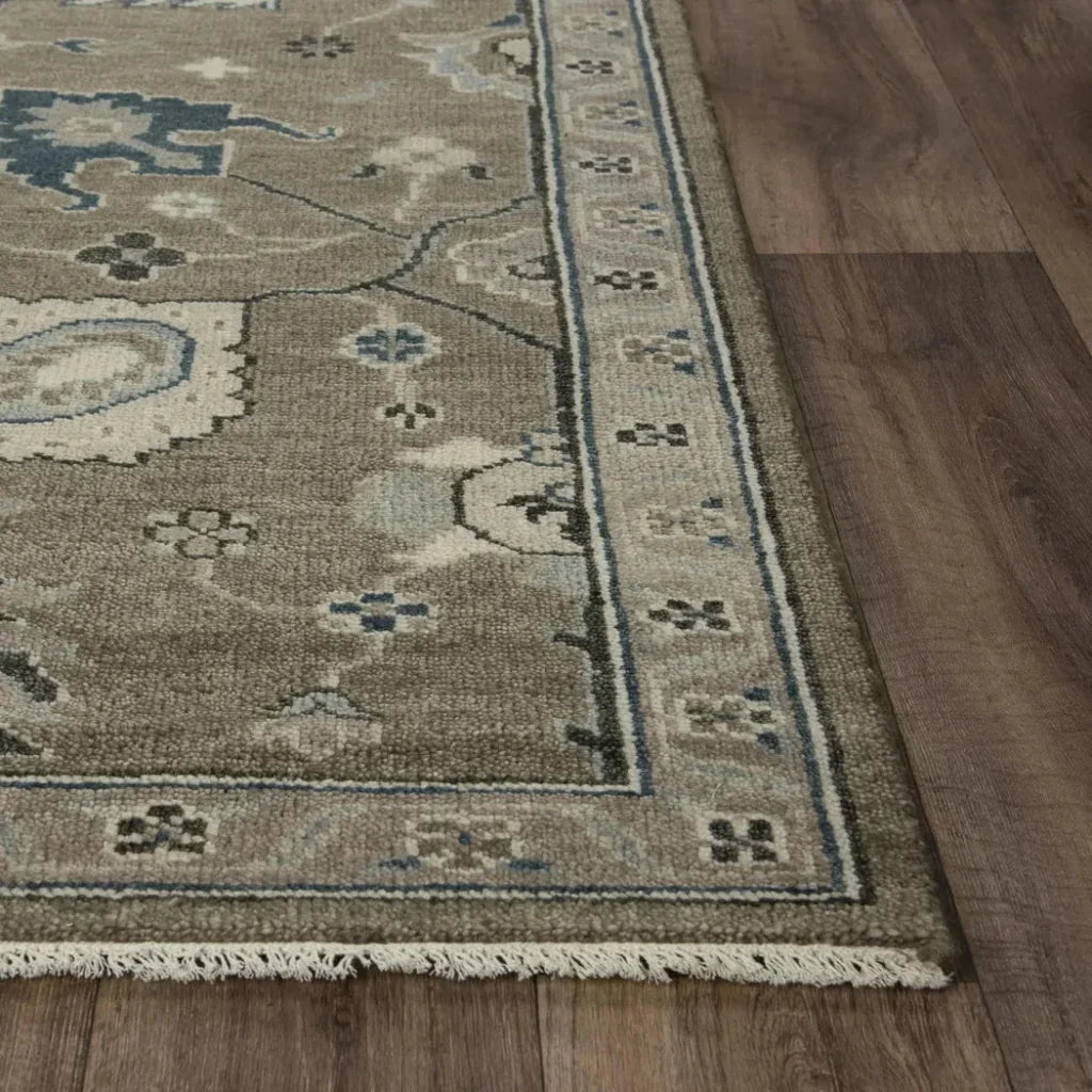 Clif Floral Brown Large Area Rugs For Living Room - LOOMLAN - LOOMLAN - Area Rugs