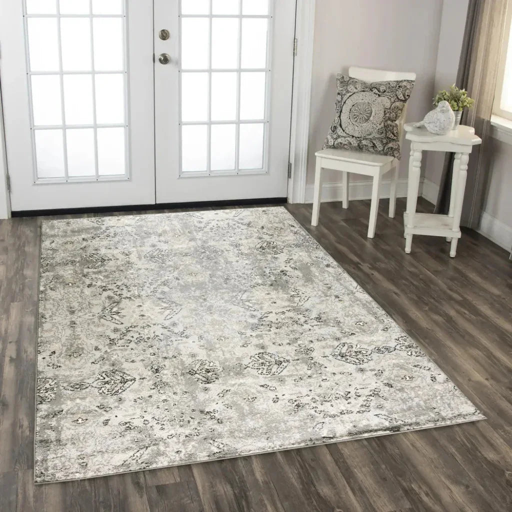 Cool Gray Kitchen Hallway Runner Rug -- gray