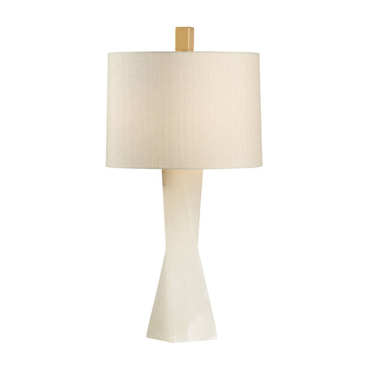 Wildwood Twist And Shout Alabaster Tower Design Table Lamp