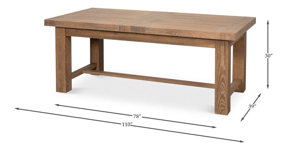 Bauhaus Wooden Extendable Dining Table