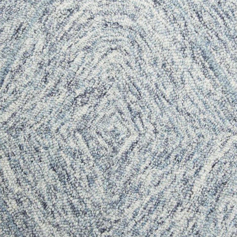 Cheu Wool Blue Hallway Kitchen Runner Rug -- blue