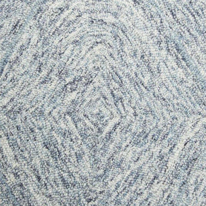 Cheu Wool Blue Hallway Kitchen Runner Rug -- blue