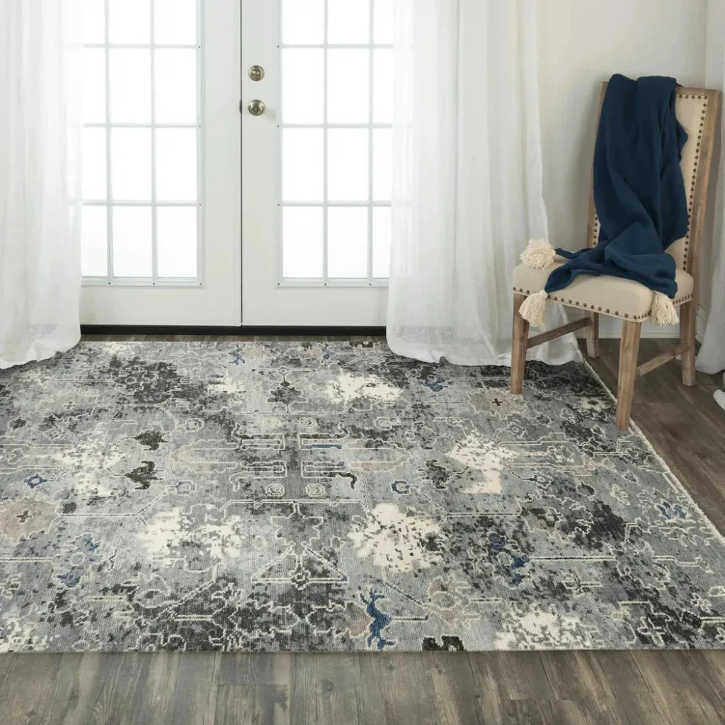 Kela Gray Large Area Rugs For Living Room -- gray