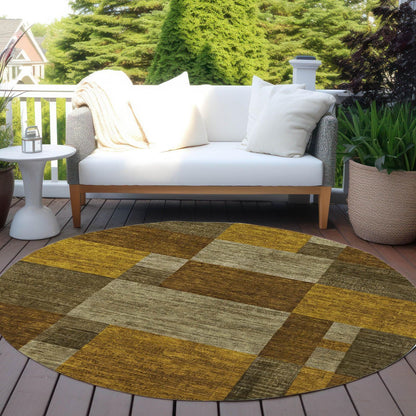 Iriyn Gray Washable Indoor-Outdoor Rug