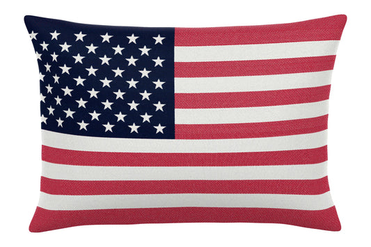 Old Glory Handmade Outdoor Pillow