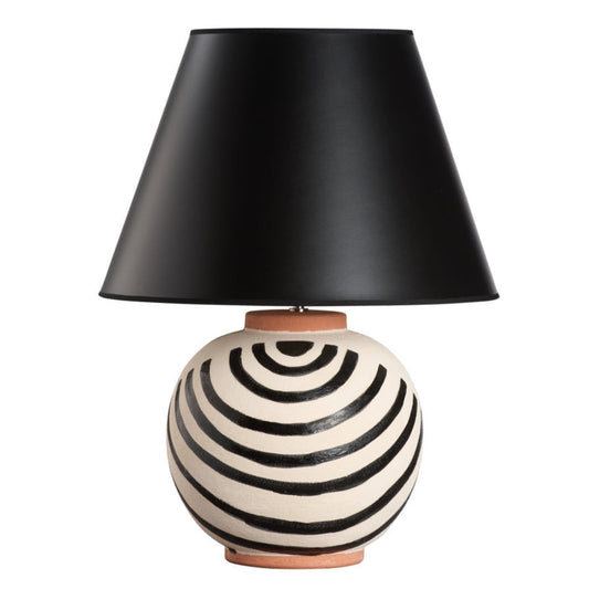 Wildwood Luca Hand Painted Terracotta Table Lamp